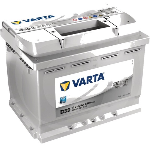 [AMAT3-171520] Varta Baterie Silver Dynamic 12 V / 63 Ah - Baterie de pornire cu tehnologie Ca / Ca, umpluta si incarcata, fara intreti