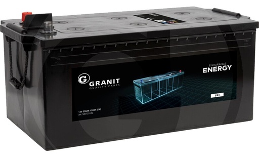 [AMAT3-171024] ENDURANCE ENERGY Baterie 12 V / 230 Ah - umpluta, preincarcata, nu necesita intretinere, tehnologie Ca/Ca