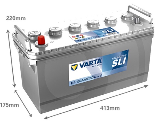 [AMAT3-171548] Varta Baterie de pornire 12V / 100Ah - Baterie de pornire cu tehnologie Ca / Ca, umpluta si incarcata, fara intretinere