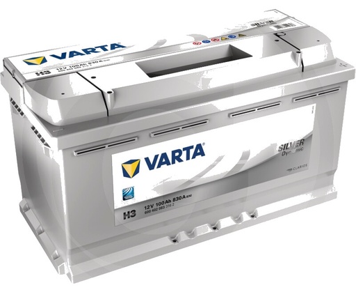 [AMAT3-171549] Varta Baterie Silver Dynamic 12 V / 100 Ah - 100 Ah Baterie de pornire cu tehnologie Ca / Ca, umpluta si incarcata, fara