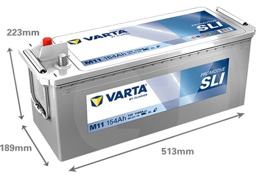[AMAT3-171568] Varta Baterie de pornire 12V / 154Ah - ProMotive Black M11 - 12V 154Ah 1150A HD