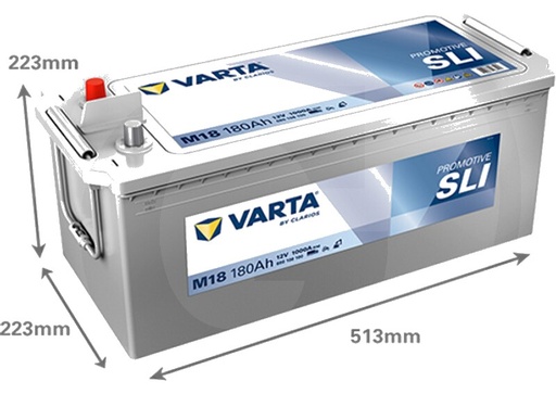 [AMAT3-171570] Varta Baterie de pornire 12 V, 180 Ah, SHD - VARTA® ProMotive Silver