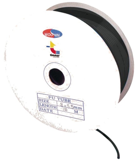 [AMAT3-173610] U.A. 100 H-PUR-10/7-100-negru R - - Furtun PU flexibil, marfa tip rola
