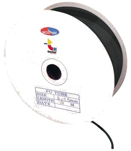 [AMAT3-173613] U.A. 100 H-PUR-12/8-100-negru R - - Furtun PU flexibil, marfa tip rola
