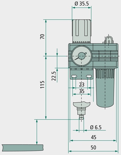 [AMAT3-173791] Dispozitiv combi WH-K1-3/8-10-MBS-M G3 / 8 (2x)