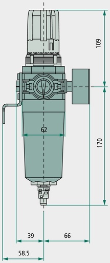 [AMAT3-173811] Unitate de întreținere WH-KÖ4-1 / 2-10-A-M G1 / 2 (2x)