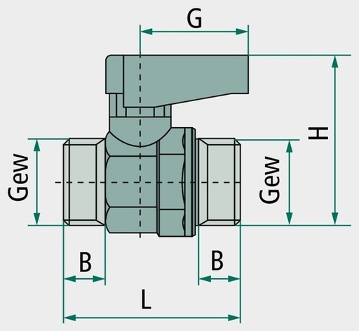 [AMAT3-173943] K-MI-6410-3/4-22-IA-MSv e - deservire manuală G3/4"