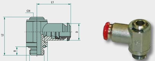 [AMAT3-172322] B-WEd1-8-1/4-MSv Racord unghiular cu filet exterior G 1/4"