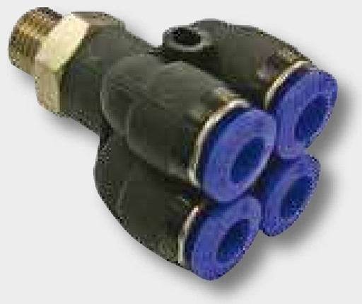 [AMAT3-172486] B-YE2-4-1/8-KU Racord tip Y cu filet ext R 1/8"