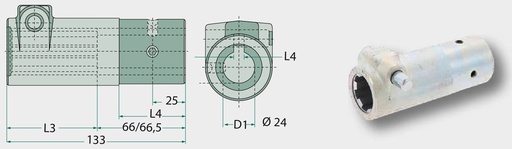 [AMAT3-175348] Piesa de reductie - cu cursor inelar de la 1 3/8"