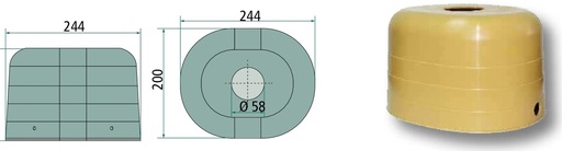 [AMAT3-175417] Capac de protectie galben