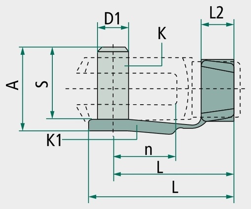 [AMAT3-174188] ZTI-BEF-RA1-20/25 Suport cu picior 6,6 mm