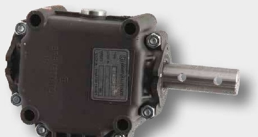 [AMAT3-175437] Transmisie Carcasă din aluminiu turnat Cuplaj angrenaje conice cu dinți drepti și cementate Limita de viteza: n = 2000 1
