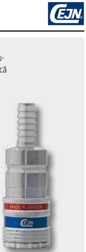 [AMAT3-175569] Cejn Cuplă de siguranță eSafe 9mm, racord furtun NB 7,6 mm