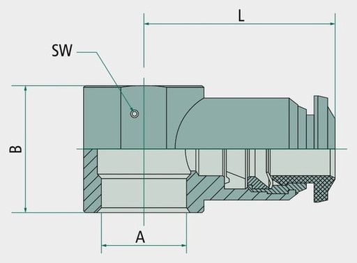 [AMAT3-172941] BK-WS-10-3/8-MSV Cot pivotant G 3/8”