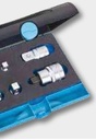 Hazet Adapter-Satz 6-tlg., SmartCase (1/9) 165-S, Safety-Insert-System, 2-Komponenten-Weichschaum-Einlage. Einlage auch 