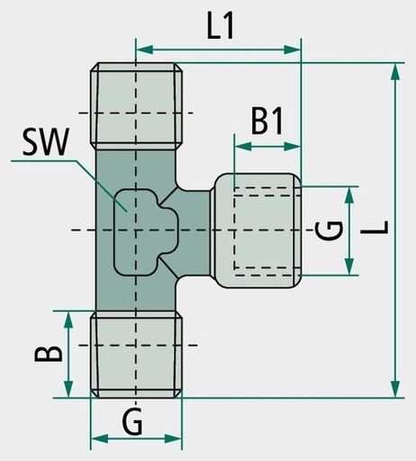[AMAT3-173478] F-TEk-1-MSv Racord tip T R1