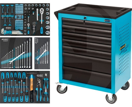 [AMAT3-176206] Hazet Cărucioare de atelier - cu set adaptoare 147 buc.