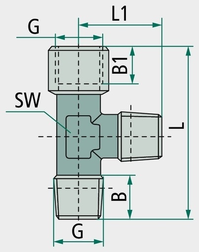 [AMAT3-173498] F-WSI-1/4-MSv Cot pivotant G1/4