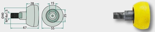 [AMAT3-177270] Rola - cu ax