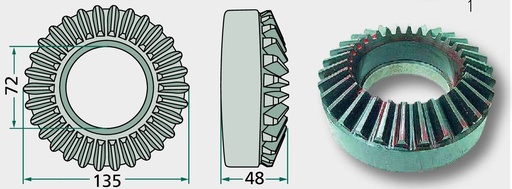 [AMAT3-178246] Coroană diferențial - 30 dinti