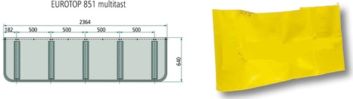 [AMAT3-178387] Prelata pentru grebla - 2365 x 680 mm