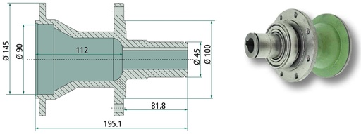 [AMAT3-177609] Bucsa tambur - cu lagar 6210 2RS C3