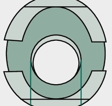[AMAT3-178581] Ambreiaj cu gheara - cu orificiu pentru stift