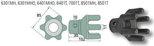[AMAT3-178608] Ambreiaj cu gheara