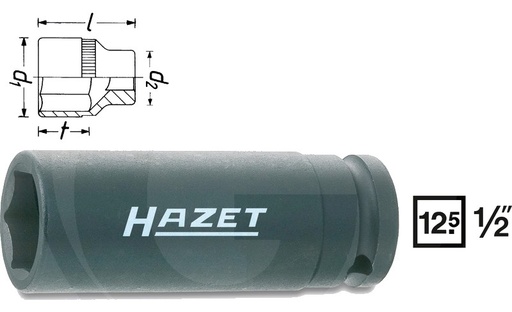 [AMAT3-176969] Hazet Kraft-6Kt.-Steckschluessel-Einsatz 85 mm