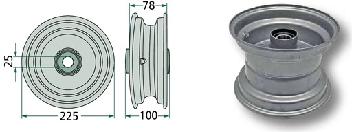 [AMAT3-177812] Janta - cu rulment 2,50 x 8 mm