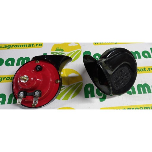 [AMAT1-33003] Set Claxoane Goarna Negru 12V