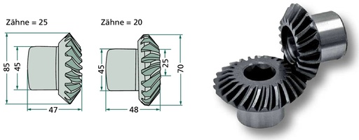 [AMAT3-177911] Angrenaj conic - 25 și 20 dinți