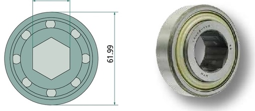 [AMAT3-179036] Rulment 25,4 x 61,99 x 24 mm