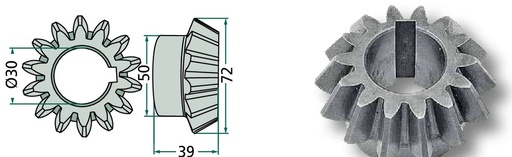 [AMAT3-179084] Pinion conic - 14 dinti