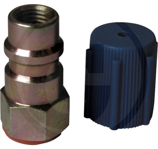 [AMAT3-180469] CGS Fiting retrofit 1/4 SAE - 134a - Presiune joasă cu miez de supapă și știft, ¼" R134a