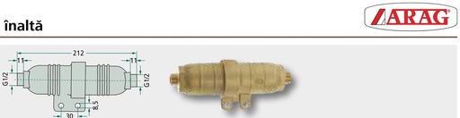 [AMAT3-183818] ARAG Filtru de presiune înaltă - alama