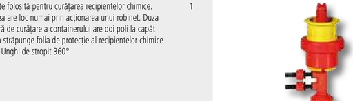 [AMAT3-185773] POLMAC Palnie de umplere rapida • Duza este folosită pentru curățarea recipientelor chimice. Curățarea are loc numai pri
