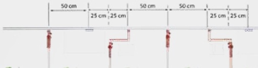 [AMAT3-185879] Agrotop Dispozitiv Dropleg Beluga 900 x 40 x 85 mm