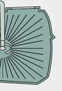 Braglia Duze pentru curăţarea recipientelor - Rollex 360 °
