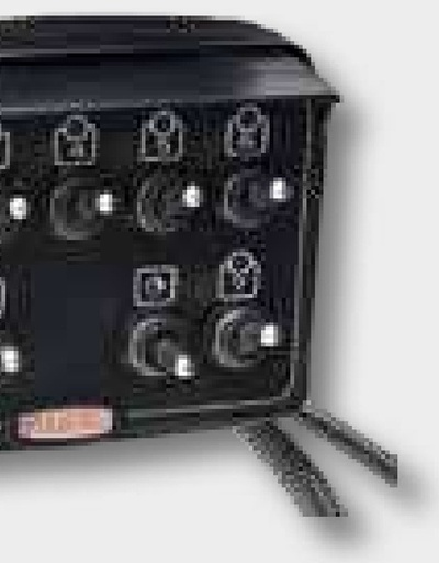 [AMAT3-185527] ARAG Cutie de comutare seria 4669, 5+3 căi - cu 5 secțiuni de braț, întrerupător principal, reglare electrică a presiuni