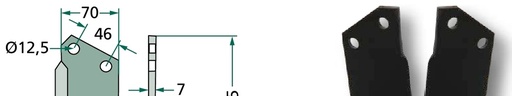 [AMAT3-187014] Agromec Vinclu - dreapta, tipul AG2 F si AG3 F