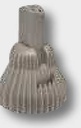 Nozal Duza ingrasamant lichid KWIX 5-jeturi verde 5 orificii, ceramică, capac Kwix 1/4 (racord baionetă)