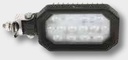 Far de lucru cu LED Carcasă: aluminiu; Lentila: Plastic | suport: Oțel inoxidabil