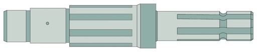 [AMAT3-188945] Capat final pentru priza de putere 1000 rpm 1 3/8 ", 6 caneluri