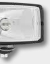 Far de lucru Carcasă: plastic; Lentila: sticlă; Reflector: metal