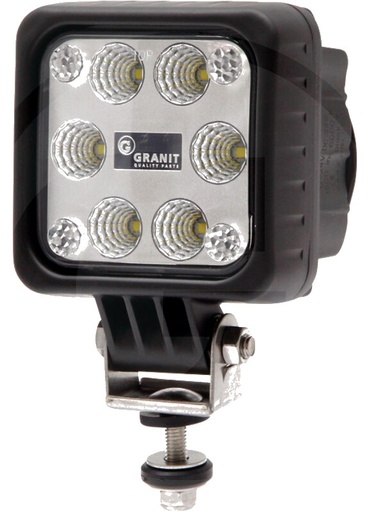 [AMAT3-187855] Far de lucru cu LED Carcasă: aluminiu; Lentila: Plastic | suport: oțel inoxidabil