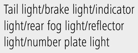 [AMAT3-187901] Lampă stop spate LED - pătrat