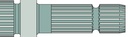 Capat final priza de putere Lungime: 182,6 mm 1 3/4 ", 20 caneluri 1000 rpm
