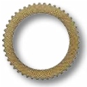 Lamelă exterioară Grosime = 3 mm interior = 136 mm exterior 189 mm